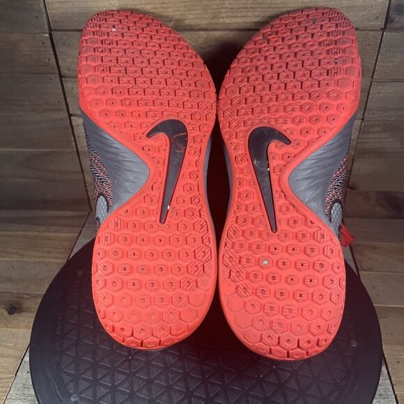 Nike Hyperlive Mens Size 8.5 Red Black Athletic Basketball Lace Up Sneakers - Picture 9 of 10